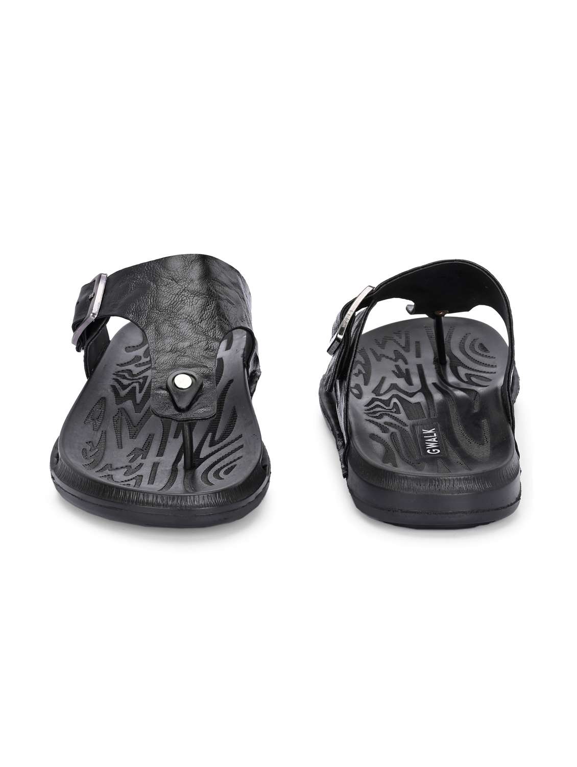 men black toe seperator sandal - 22003936 -  Standard Image - 4