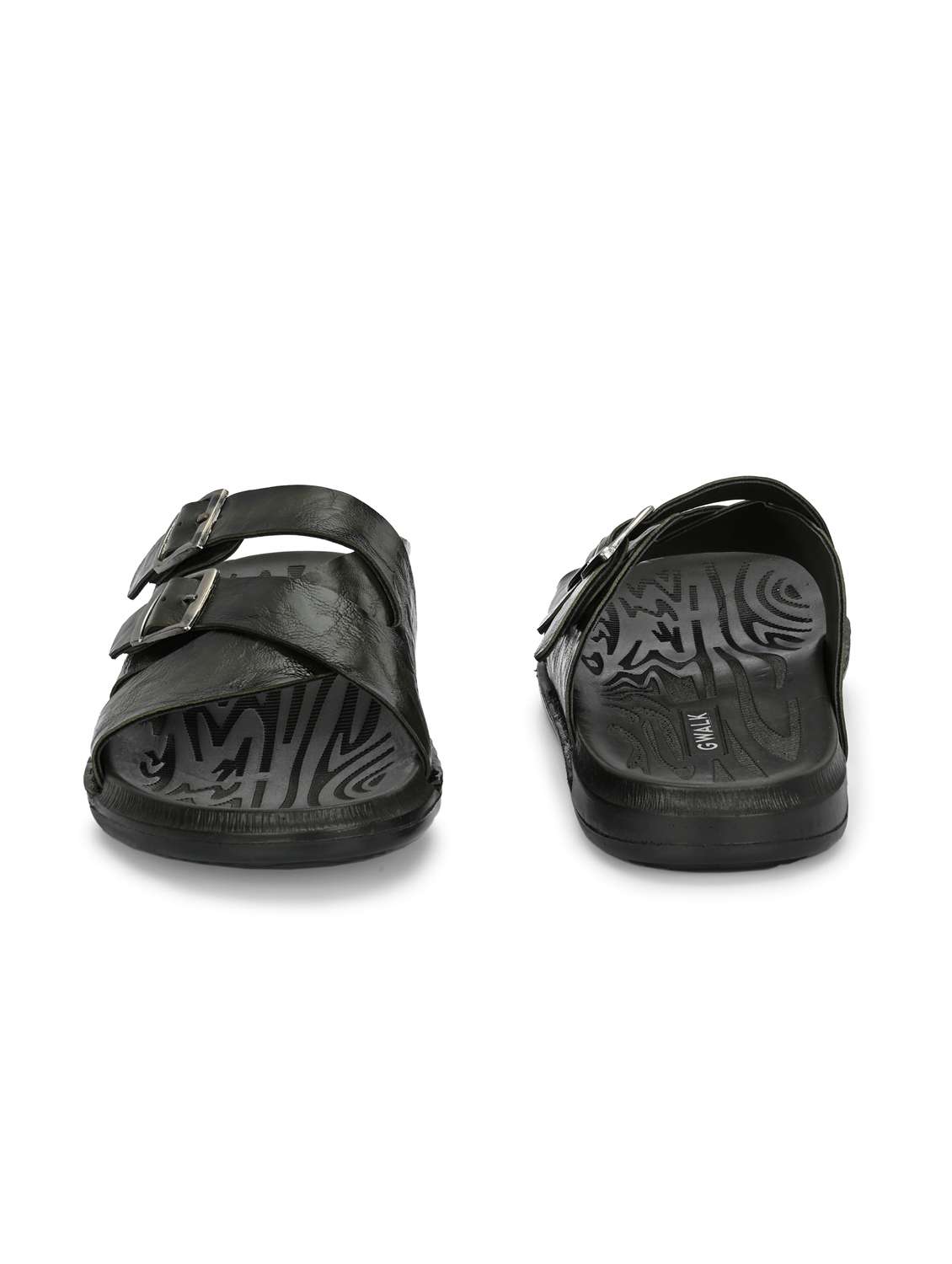 men olive slip on sandal - 22003950 - Standard Image - 4