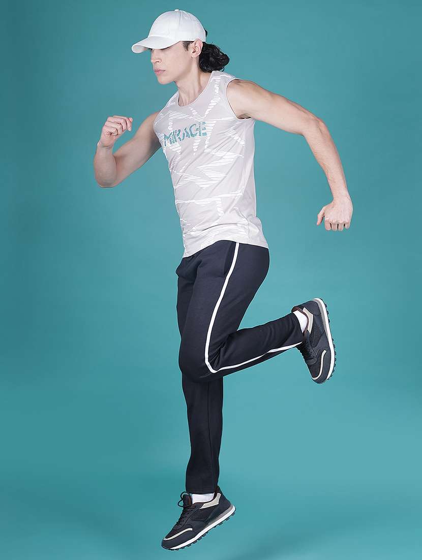 men printed sleeveless regular fit t-shirt - 22004014 -  Standard Image - 4