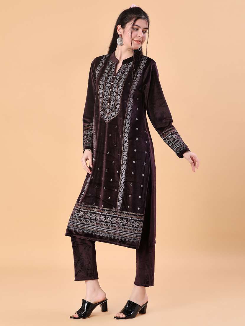 women self designed kurta pant with dupatta set - 22004178 -  Standard Image - 1