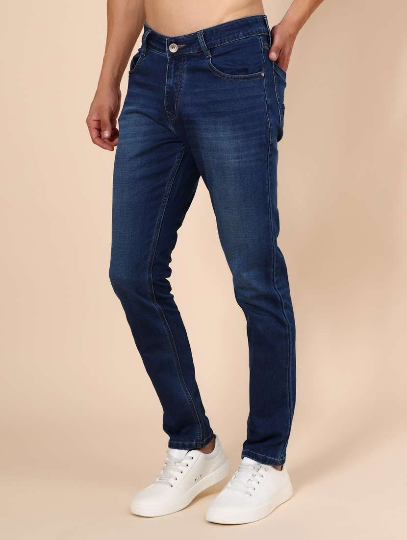 men washed mid rise full length jean - 22004217 -  Standard Image - 1