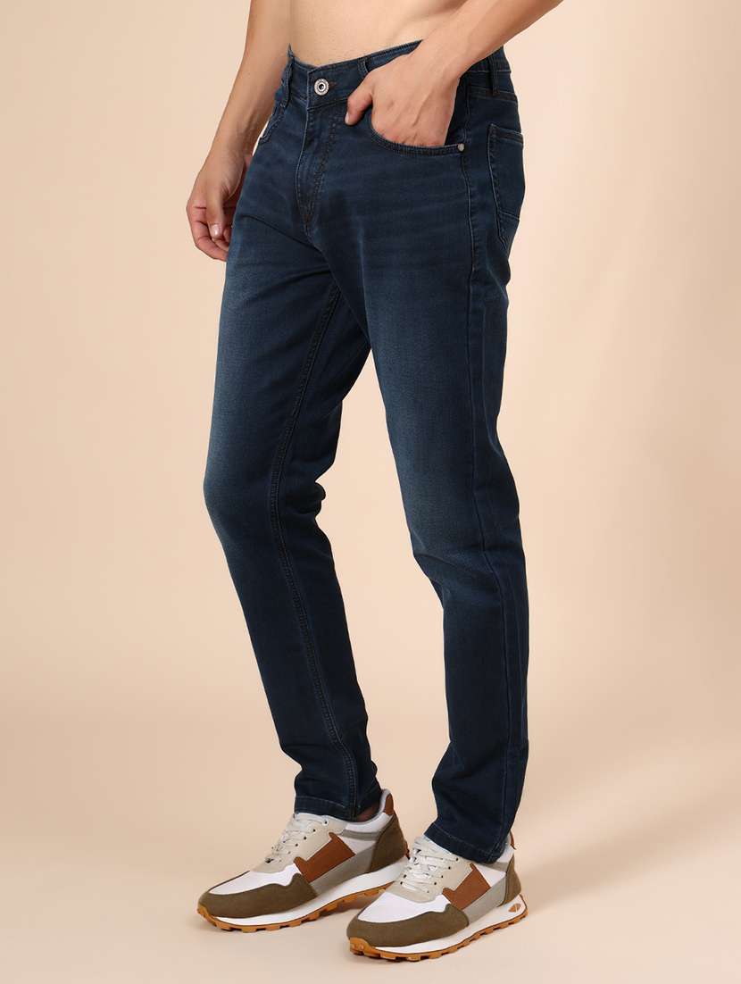 men washed mid rise full length jean - 22004221 -  Standard Image - 1