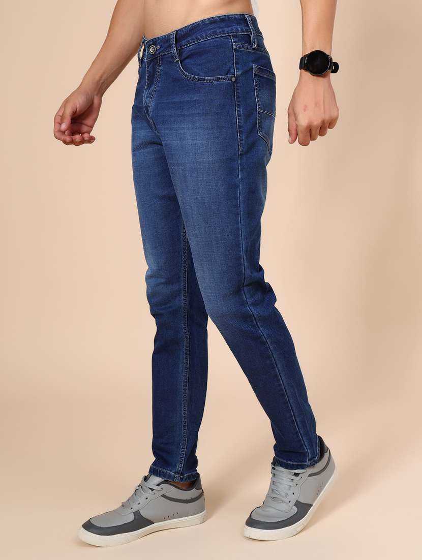 men washed mid rise full length jean - 22004226 -  Standard Image - 1