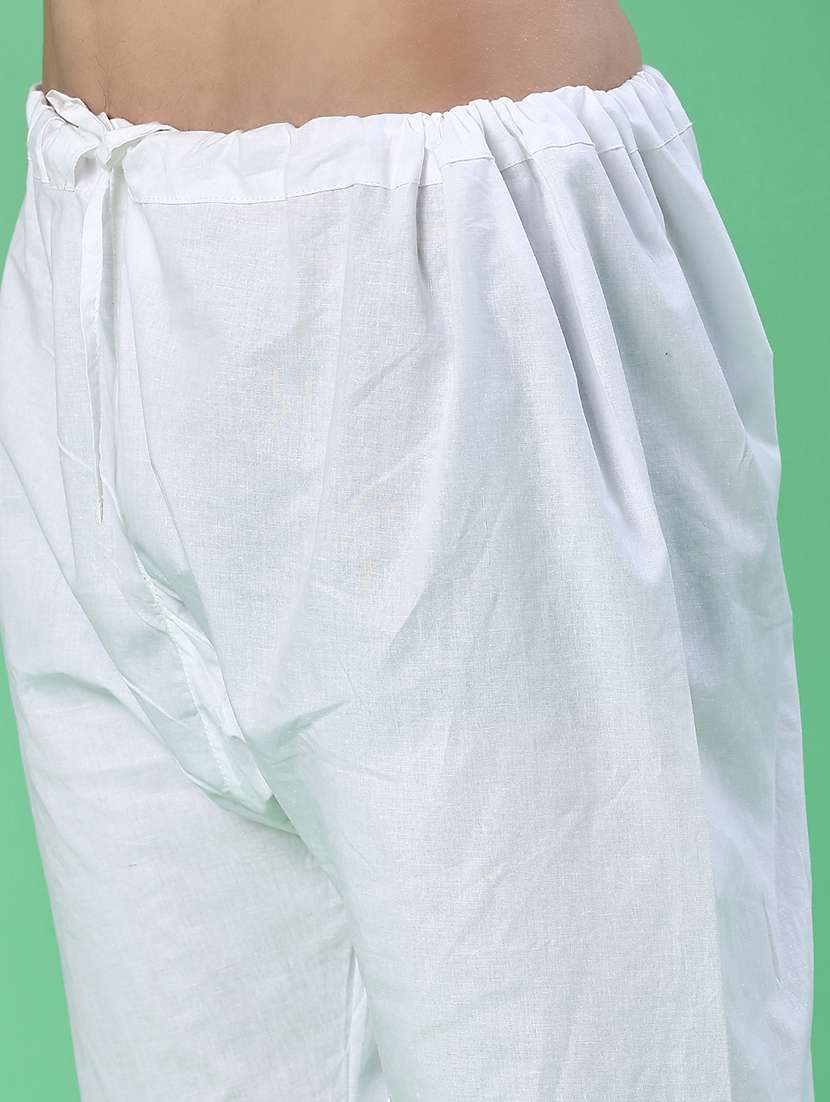 men long sleeve kurta and pyjama set - 22004303 -  Standard Image - 4