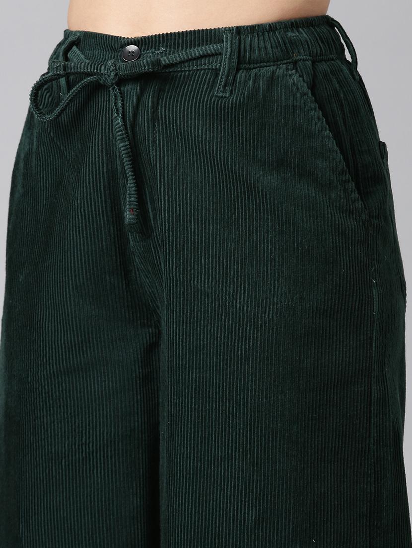 women solid high rise peg trouser - 22004922 - Standard Image - 6