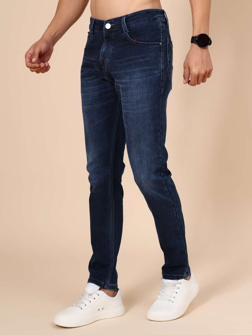 men washed mid rise full length jean - 22005095 -  Standard Image - 1