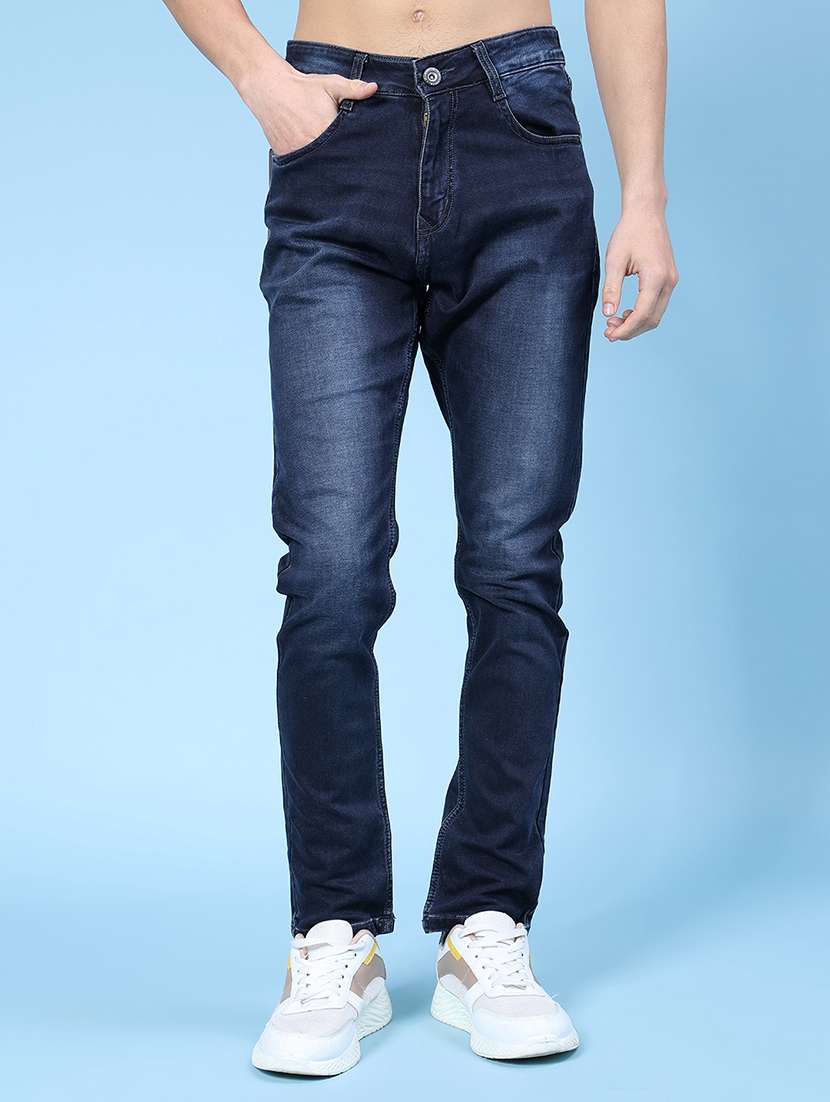 men washed mid rise full length jean - 22005096 -  Standard Image - 1
