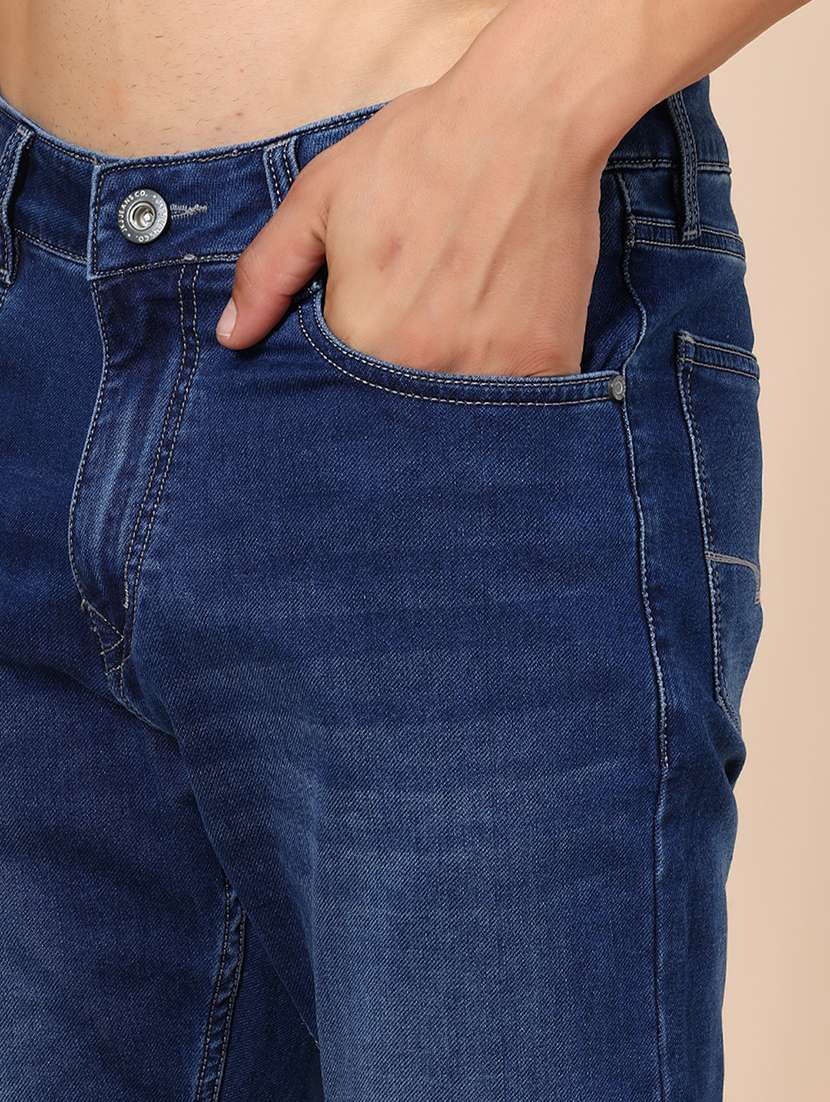 men washed mid rise full length jean - 22005142 -  Standard Image - 4