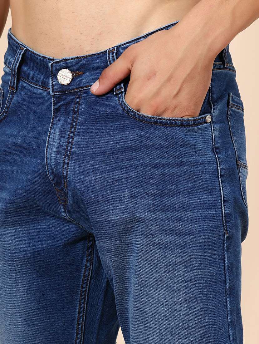 men washed mid rise full length jean - 22005148 -  Standard Image - 4