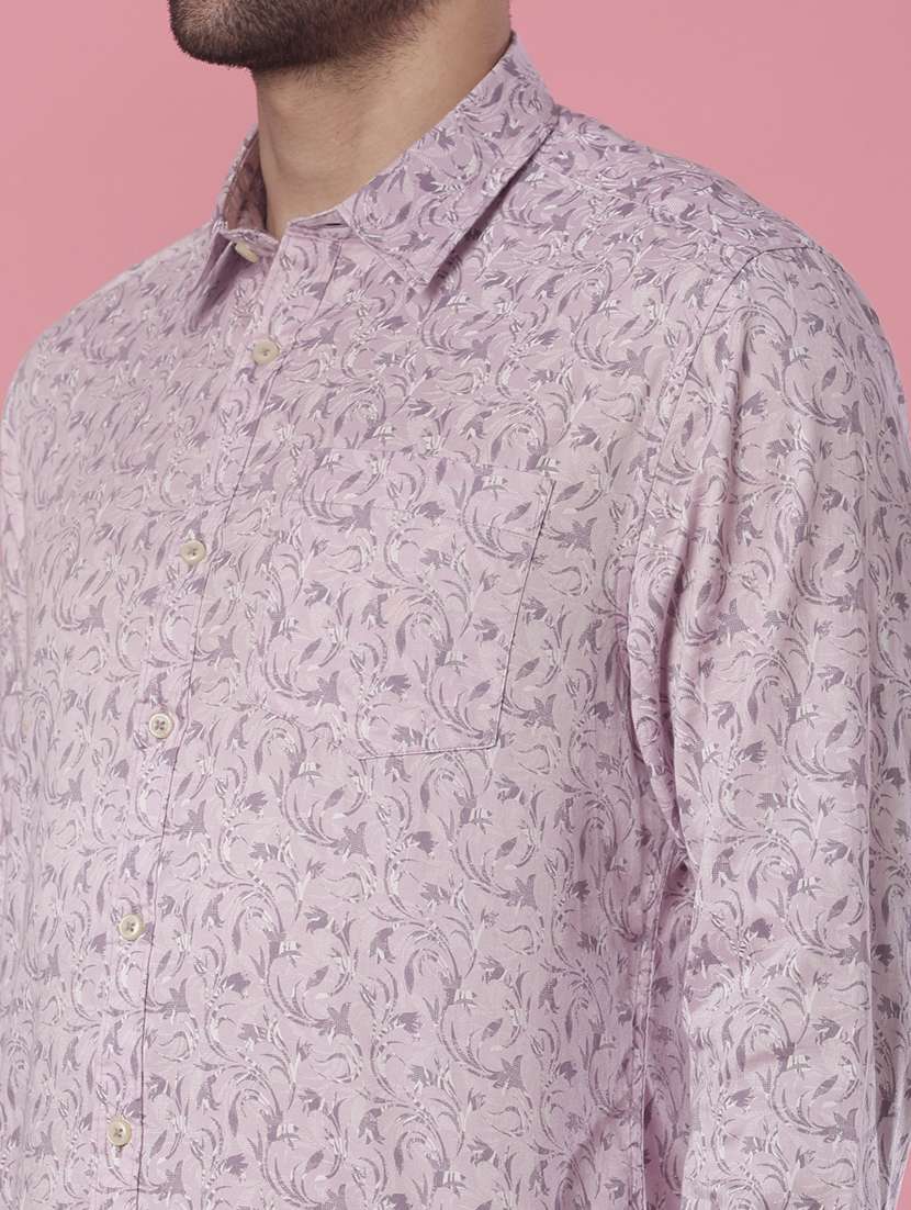 men printed long sleeve regular fit shirt - 22005416 -  Standard Image - 4