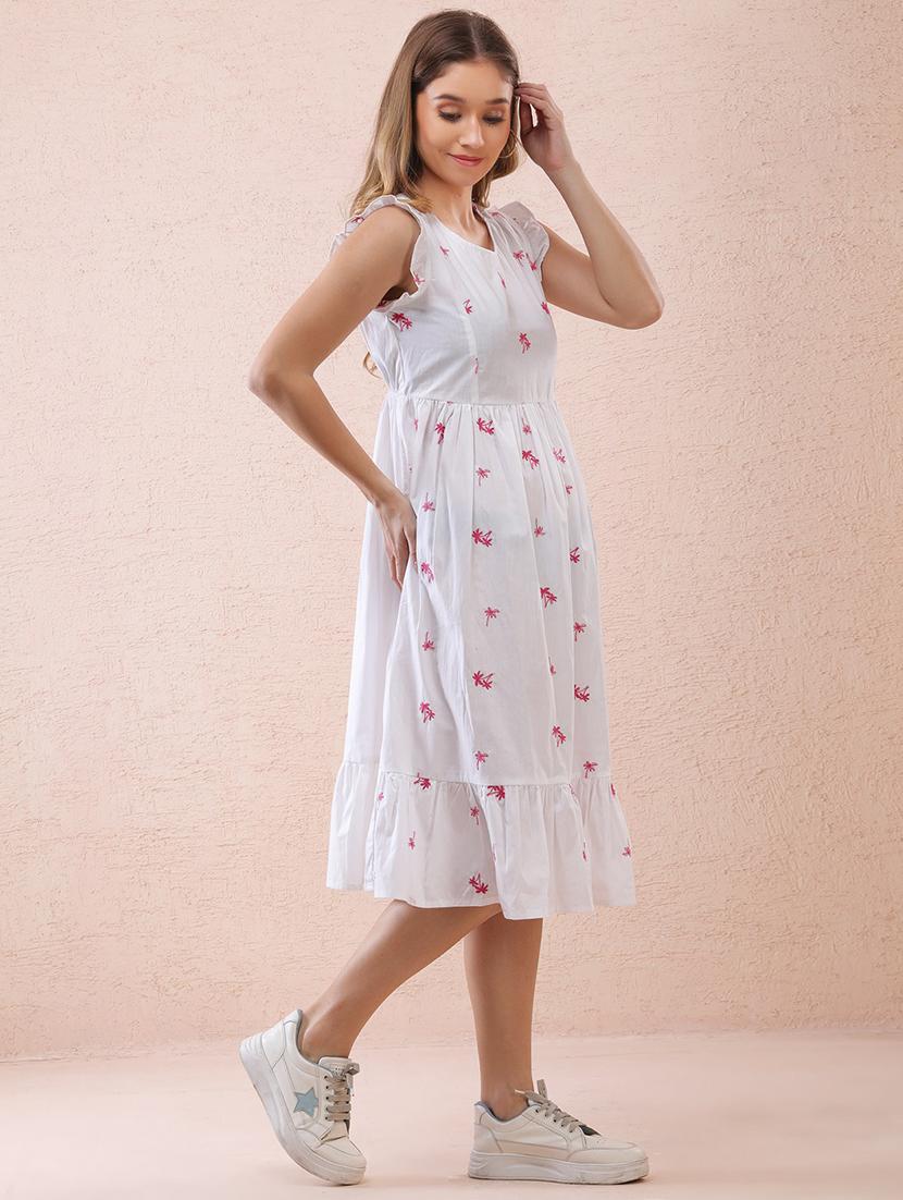 women floral sleeveless regular fit dress - 22005658 -  Standard Image - 1