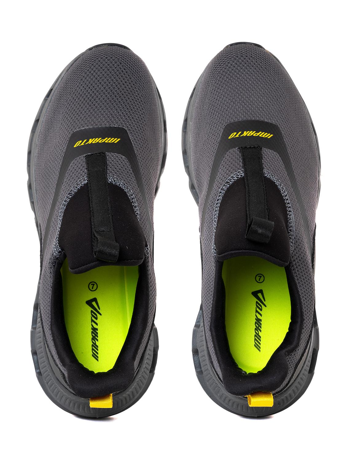 men grey slip on casual shoe - 22005913 - Standard Image - 4