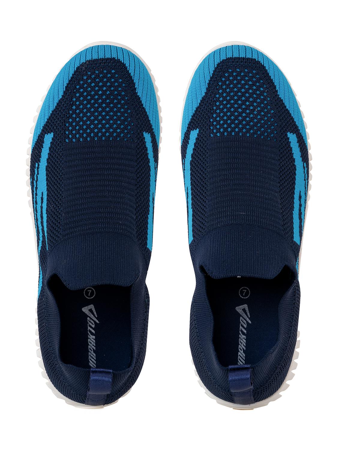 men blue slip on casual shoe - 22005914 - Standard Image - 4
