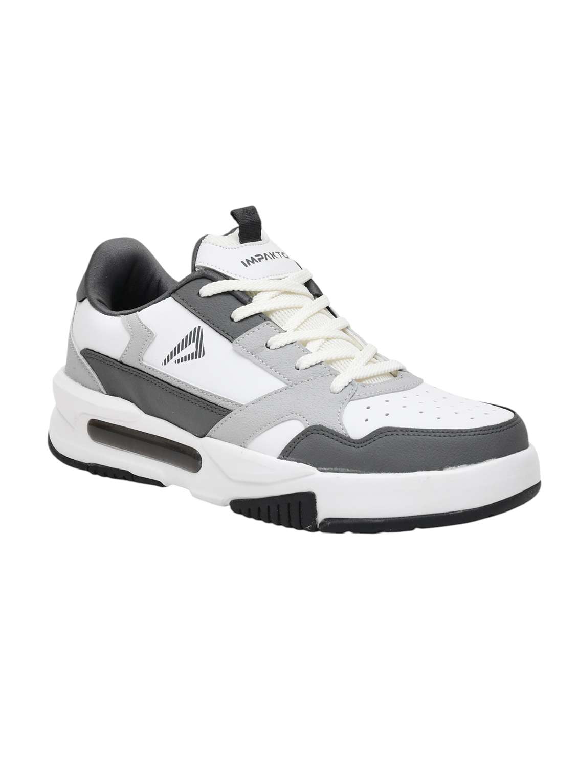 men grey lace up sneaker - 22005929 -  Standard Image - 1