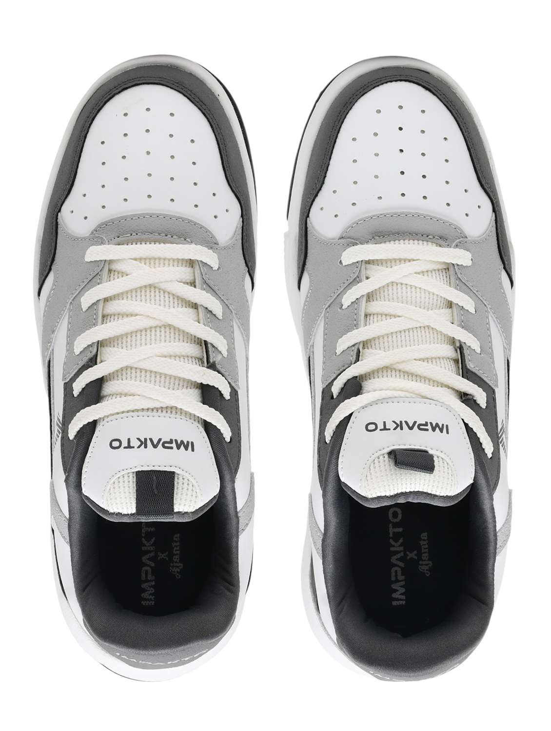 men grey lace up sneaker - 22005929 - Standard Image - 4
