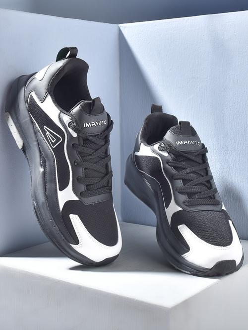 men black lace up sport shoe - 22005932 - Standard Image - 0