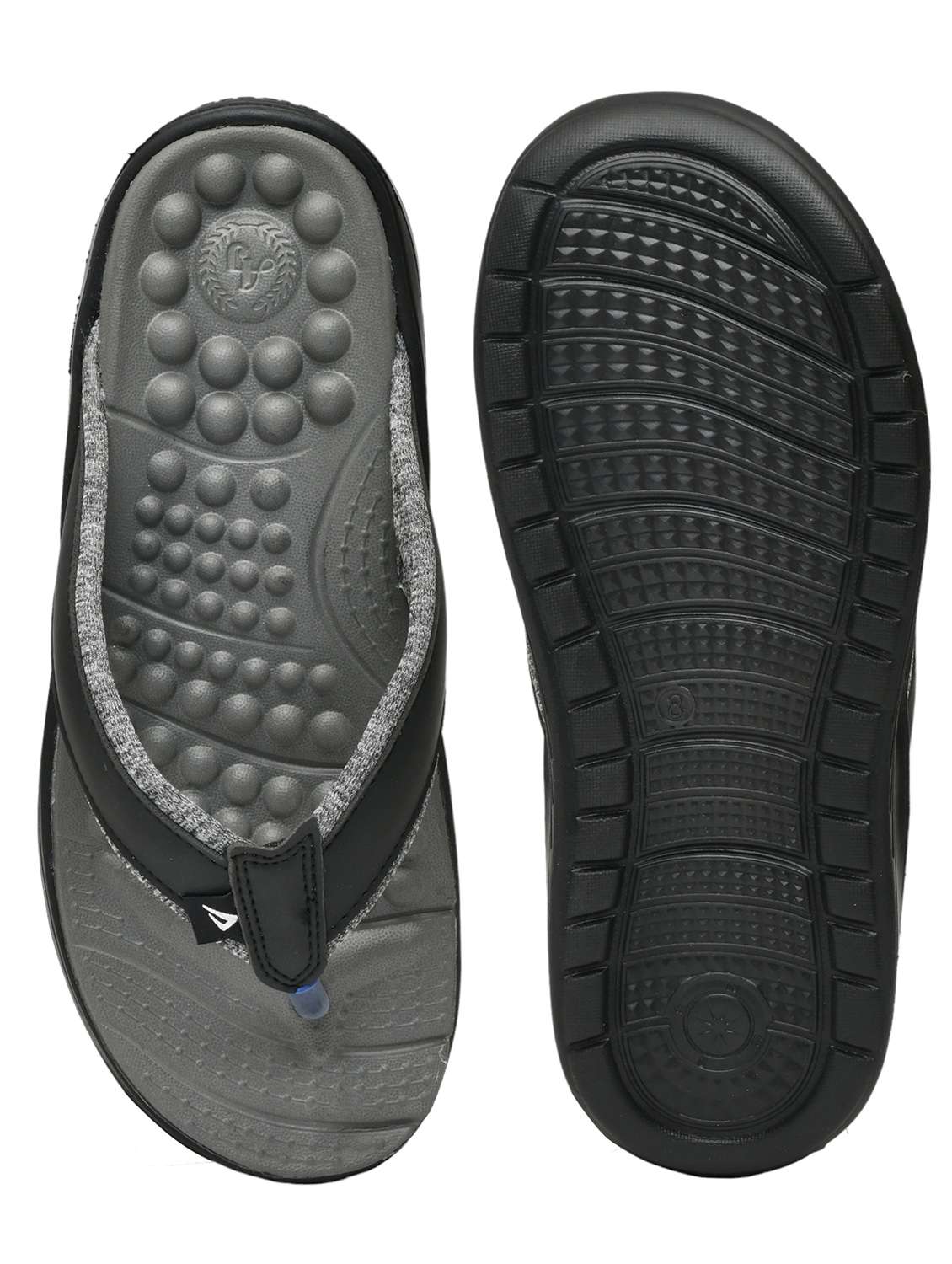 men grey toe separator slipper - 22005955 - Standard Image - 4