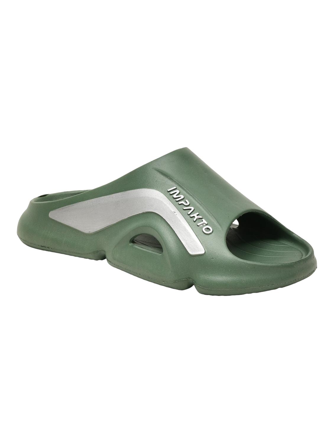 men green slip on slider - 22005957 -  Standard Image - 1