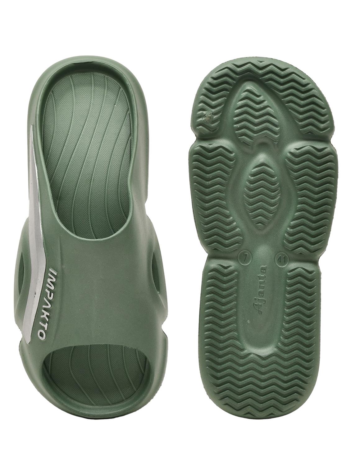 men green slip on slider - 22005957 - Standard Image - 4