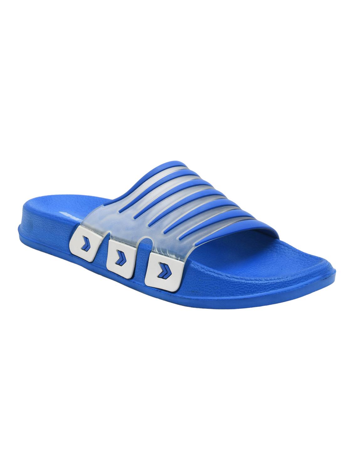 men blue slip on slider - 22005965 -  Standard Image - 1