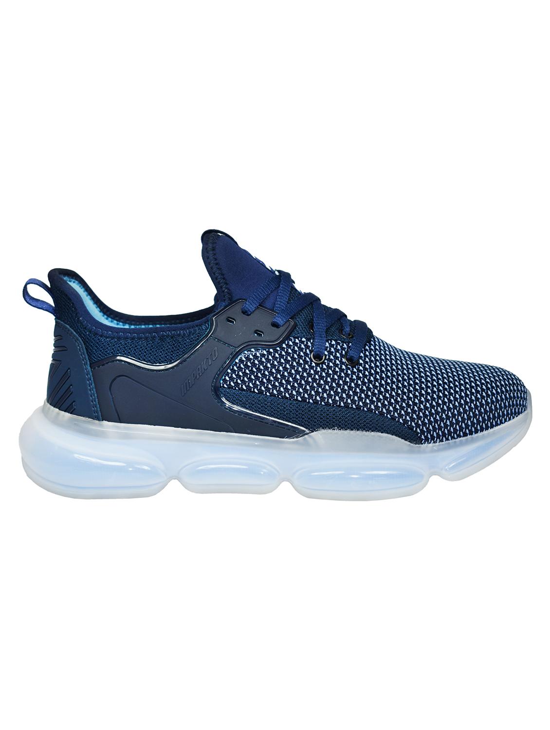 men blue lace up sport shoe - 22005981 -  Standard Image - 1