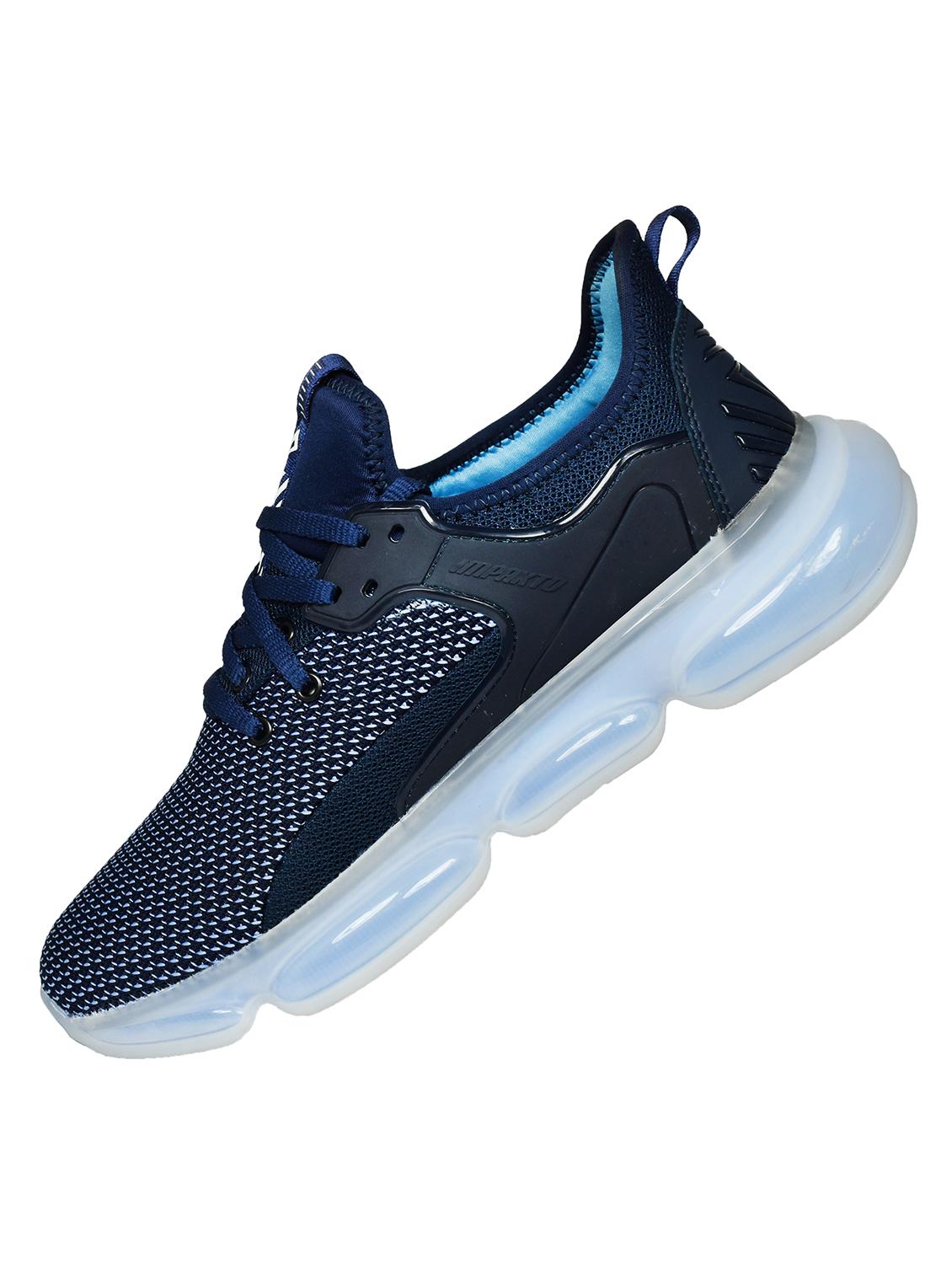 men blue lace up sport shoe - 22005981 - Standard Image - 4