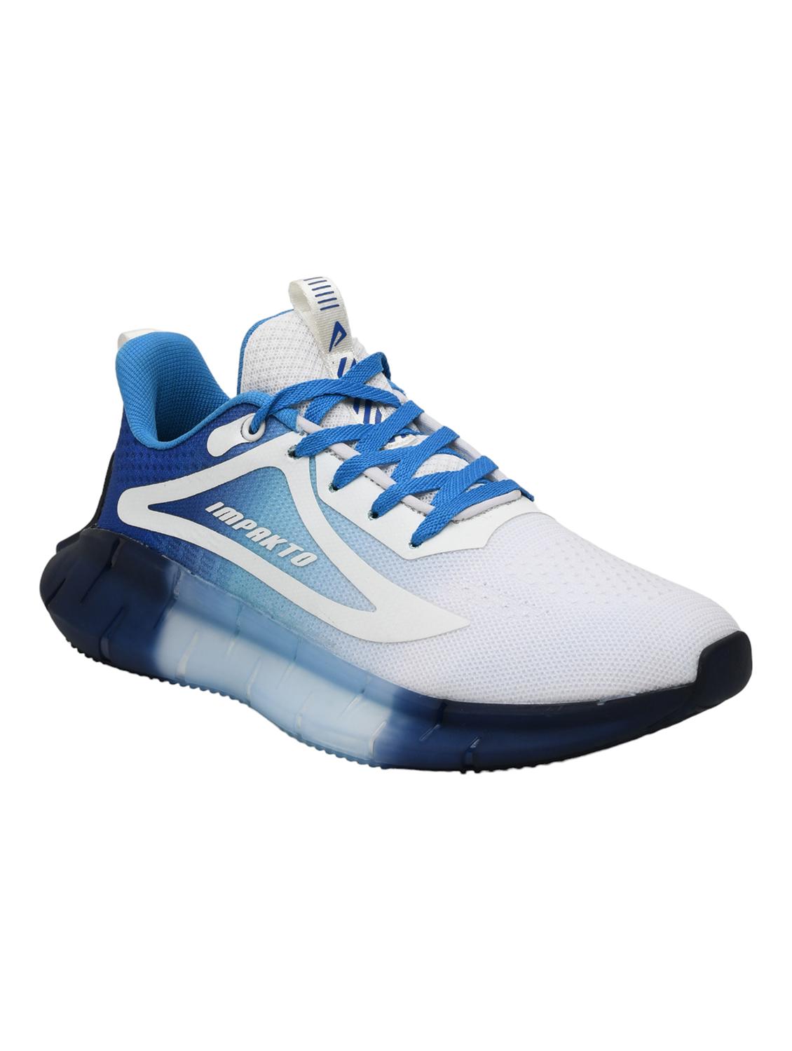 men blue lace up sport shoe - 22006013 -  Standard Image - 1
