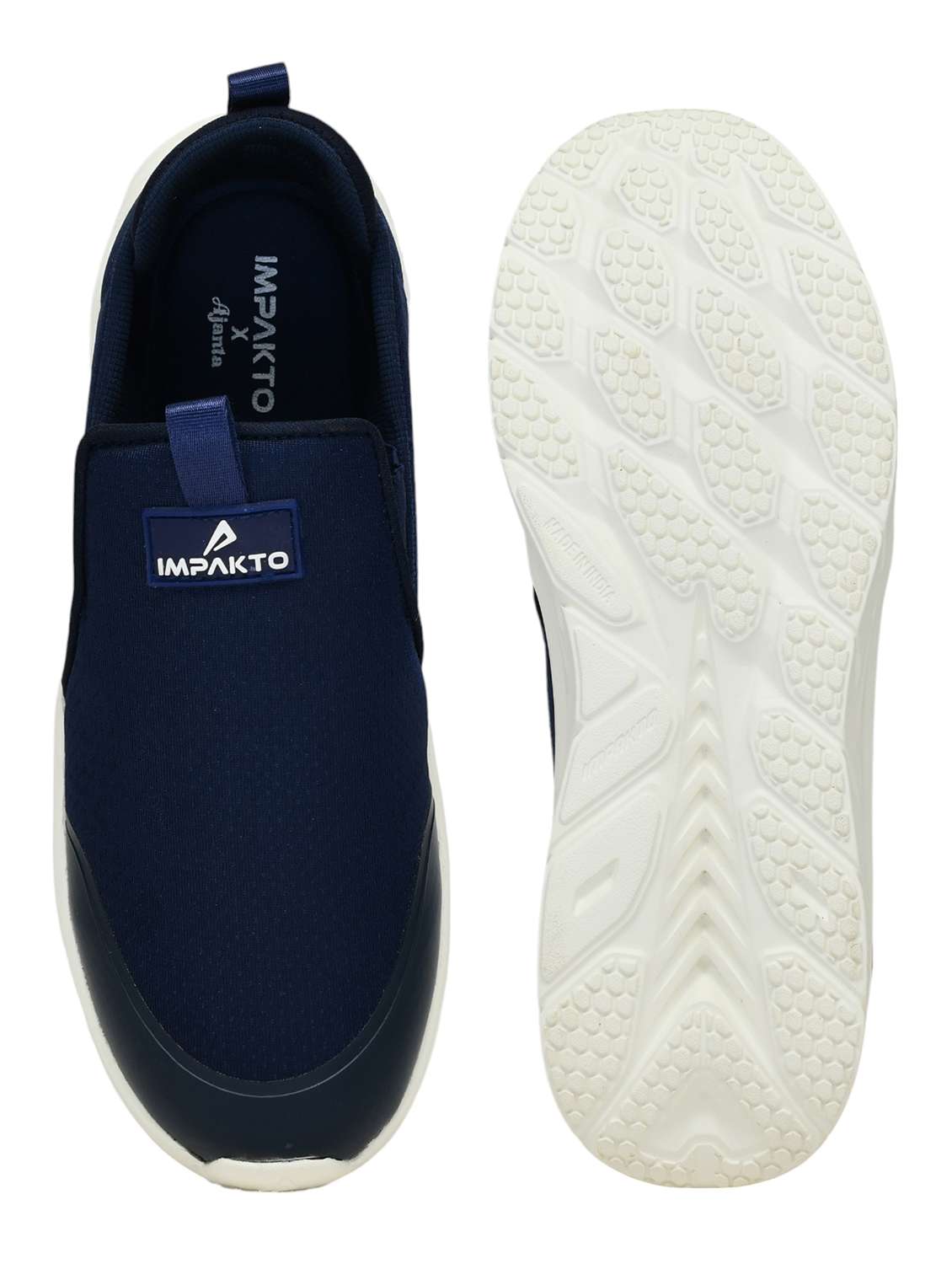 men navy blue slip on sport shoe - 22006027 -  Standard Image - 4