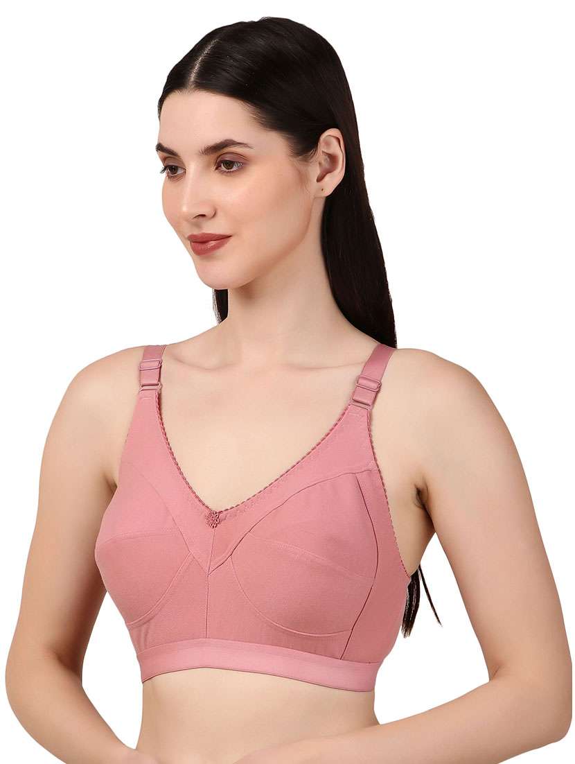 women pack of 2 solid non padded bra - 22006179 -  Standard Image - 1