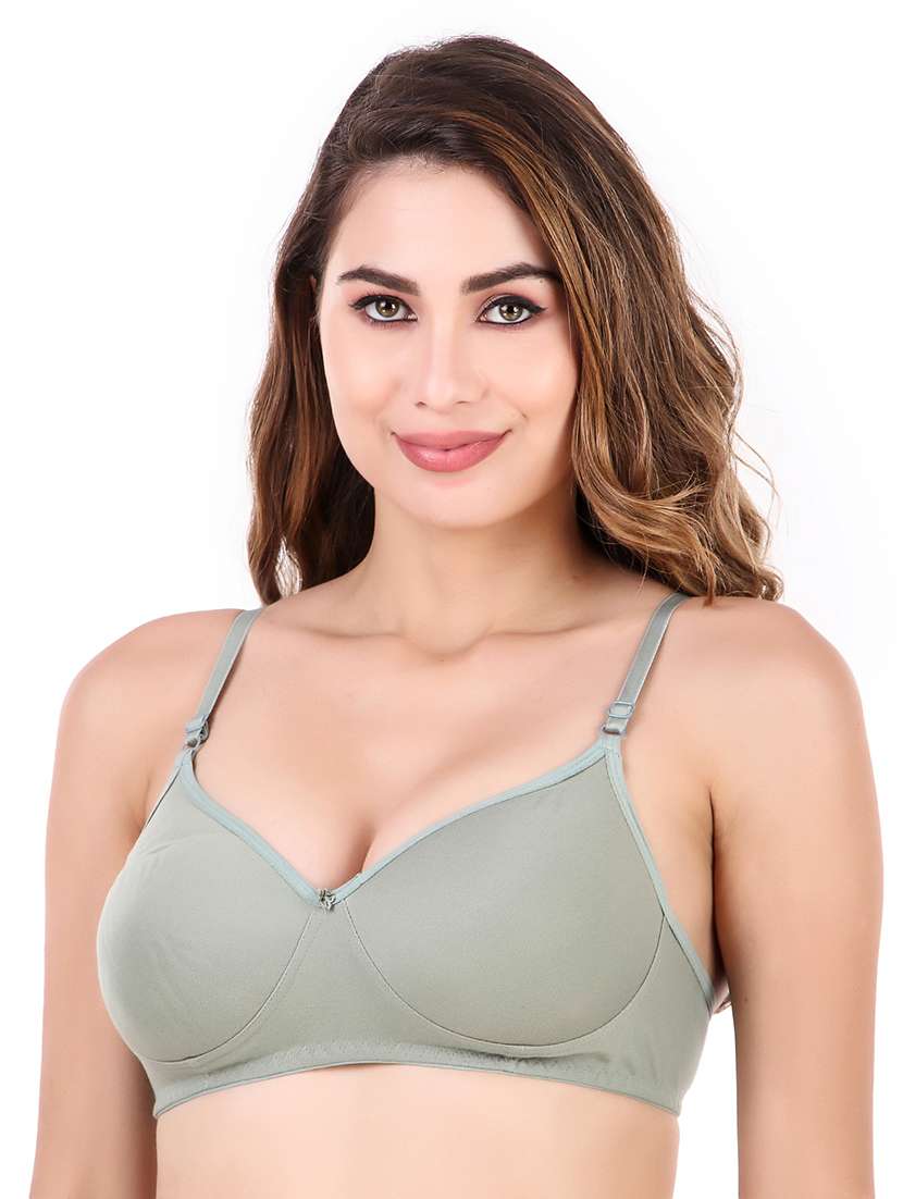 women pack of 2 solid non padded bra - 22006183 - Standard Image - 1