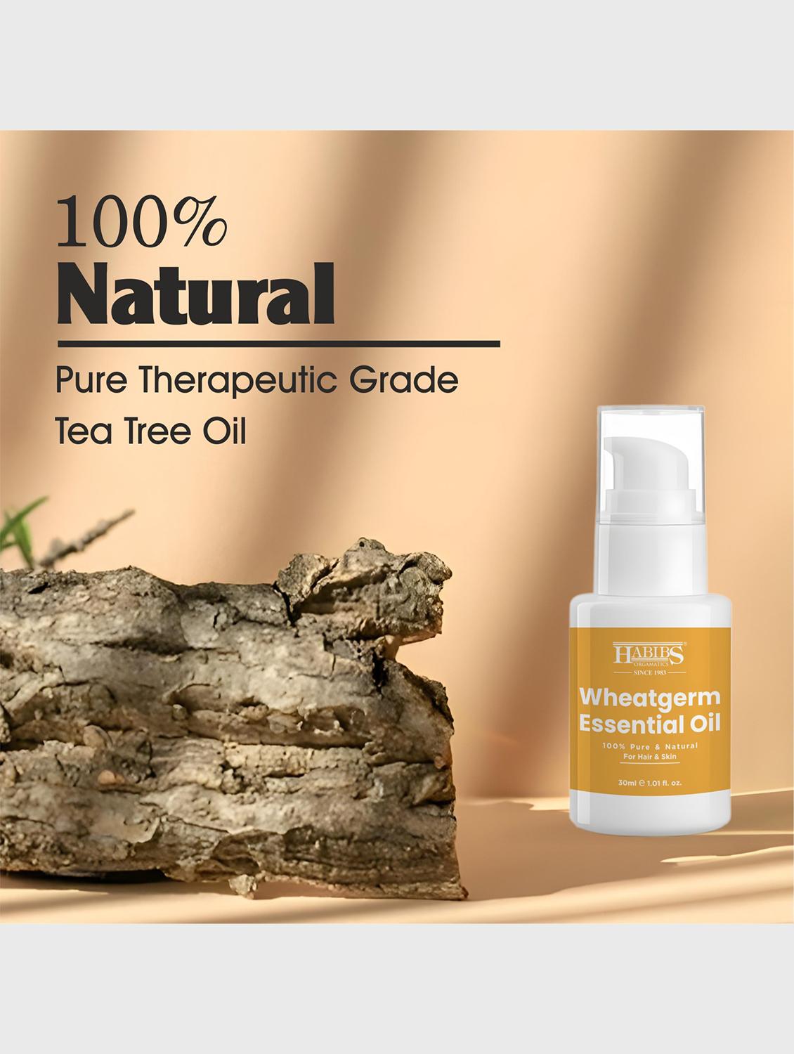 wheatgerm carrier oil - 100% natural, cold-pressed for anti-aging skin & hair nourishment 30ml - 22006217 - Standard Image - 4