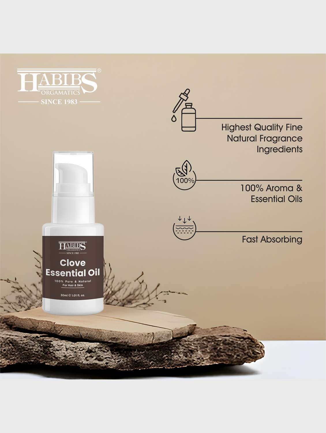 clove essential oil - 100% undiluted, therapeutic grade for aromatherapy & oral care 30ml - 22006220 -  Standard Image - 4