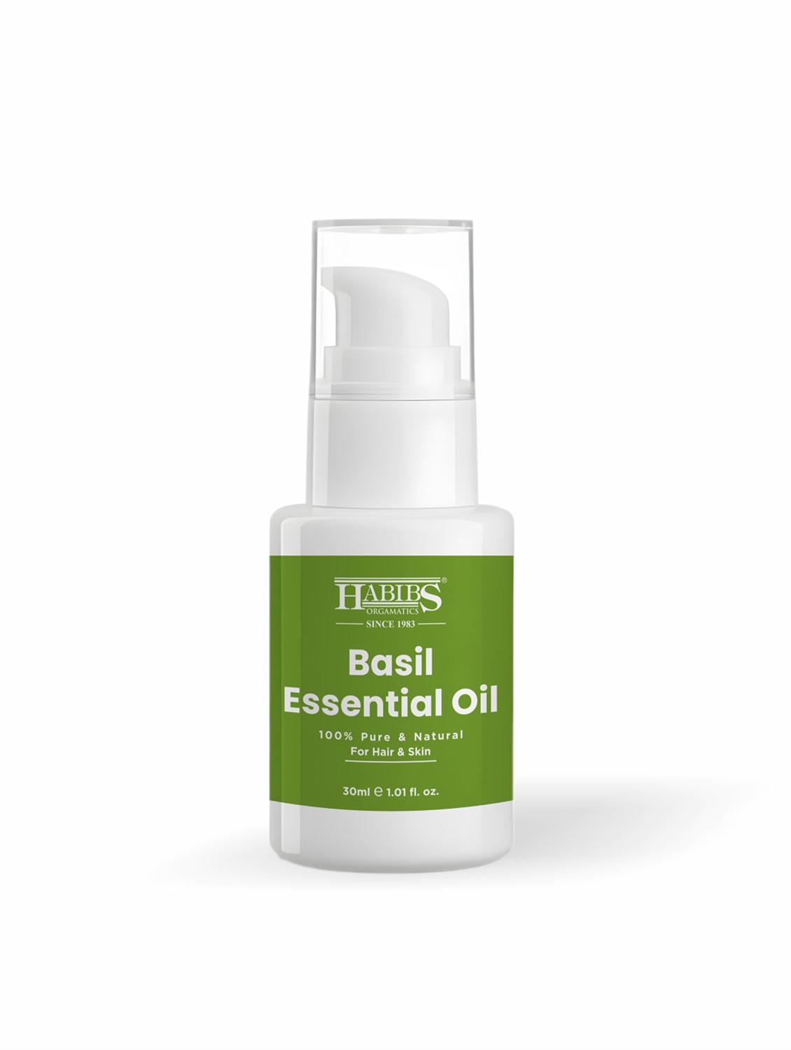 basil essential oil - 100% undiluted, therapeutic grade for stress relief & mental clarity 30ml - 22006223 - Standard Image - 1