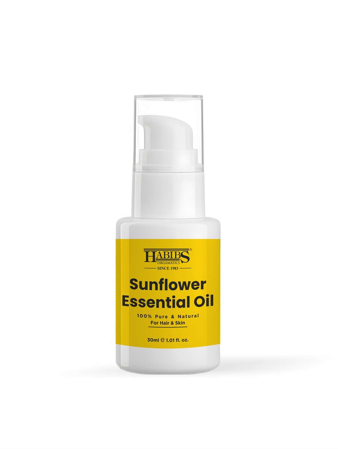 sunflower carrier oil - 100% natural, cold-pressed for skin, hair & massage 30ml - 22006224 -  Standard Image - 1
