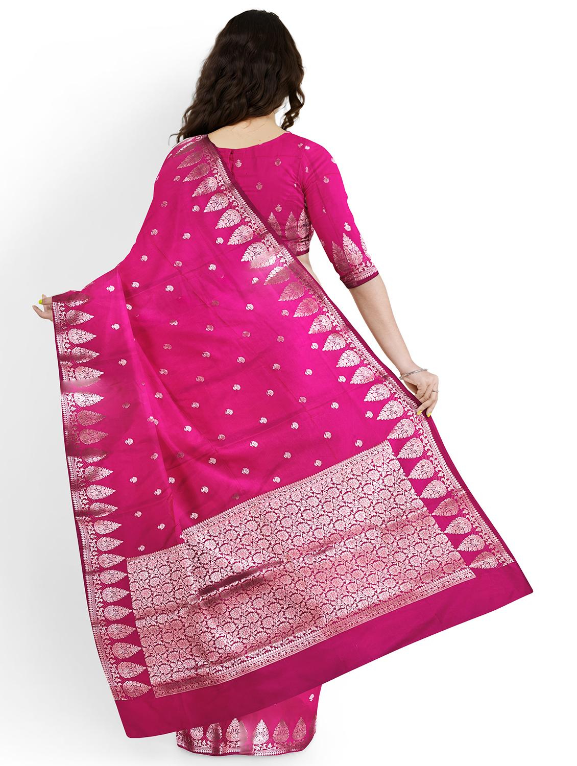 women self design banarasi saree with blouse - 22006276 - Standard Image - 1