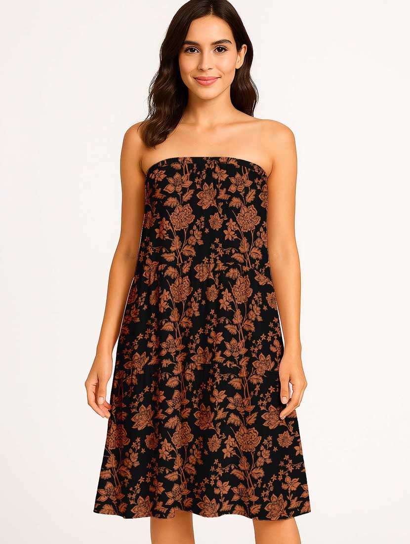 women floral printed high rise maxi tiered skirt - 22006319 -  Standard Image - 4