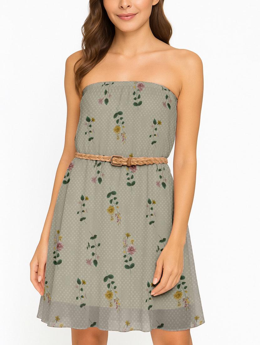 women printed high rise maxi flared skirt - 22006347 - Standard Image - 4