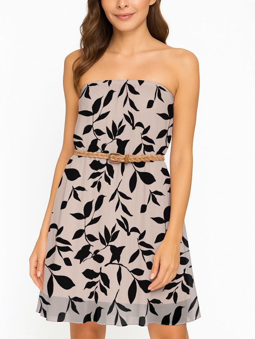 women printed high rise maxi flared skirt - 22006349 - Standard Image - 4