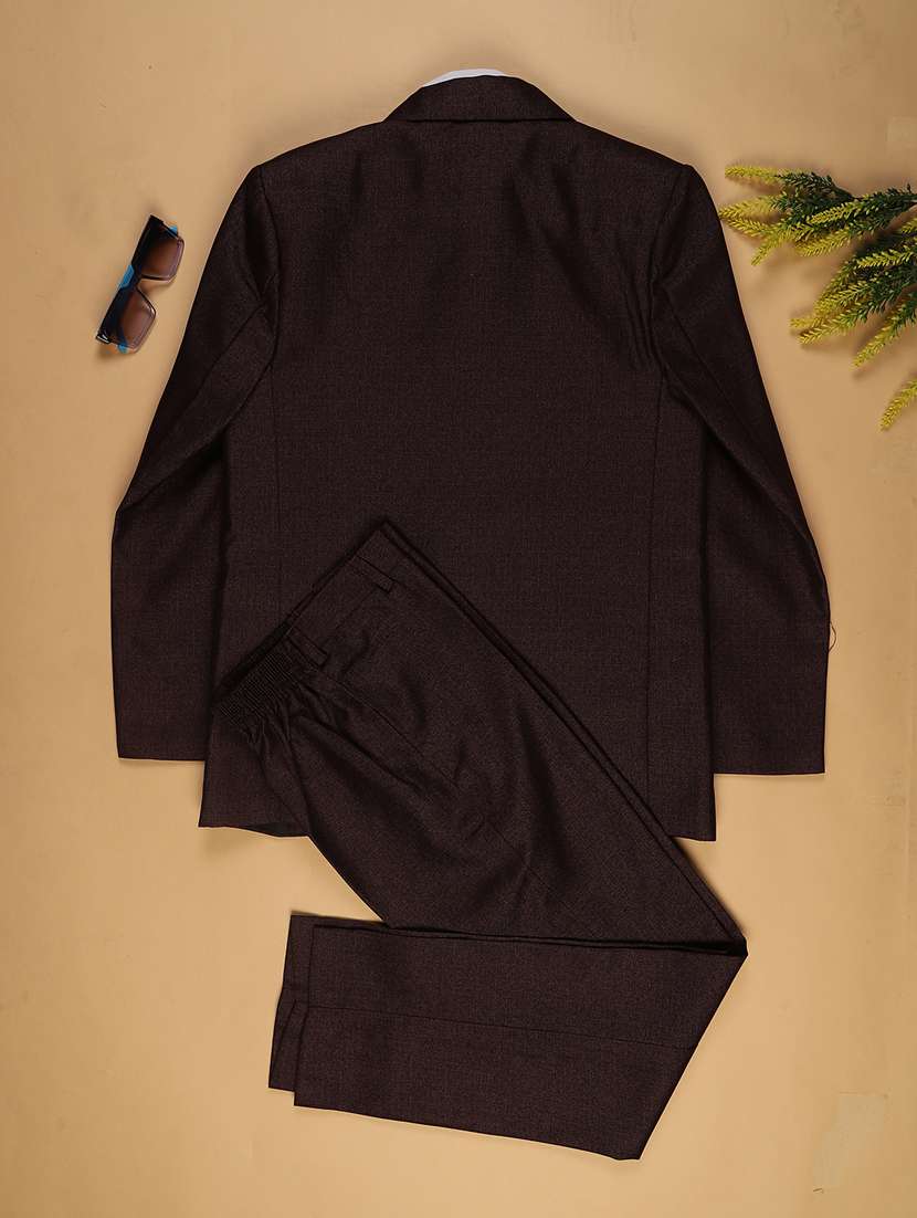 boys solid long sleeve 3 piece suit set - 22006631 -  Standard Image - 1