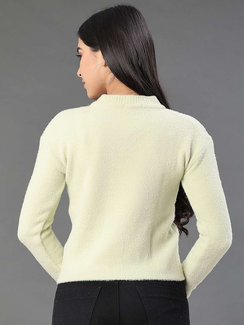 women self designed long sleeve pullover - 22006786 -  Standard Image - 4