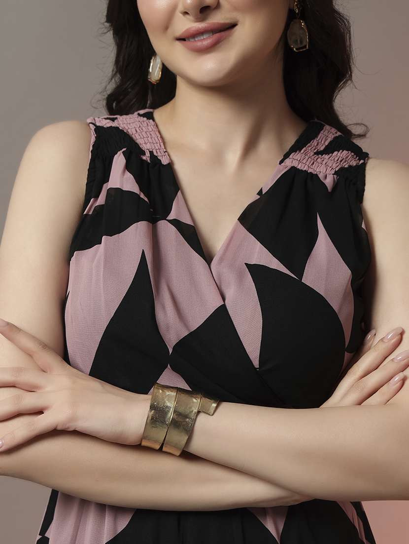 women printed sleeveless tiered maxi dress - 22006871 -  Standard Image - 4