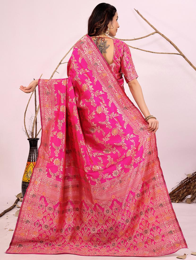 women self design banarasi saree with blouse - 22006959 -  Standard Image - 1