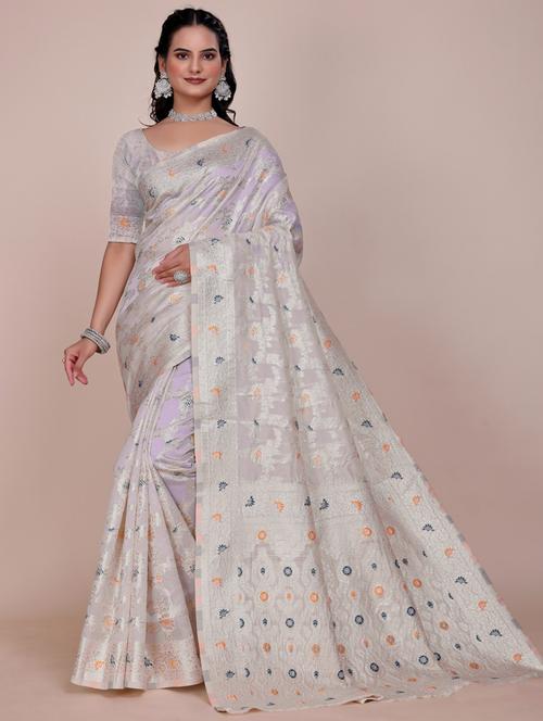 women self design banarasi saree with blouse - 22006965 -  Standard Image - 0