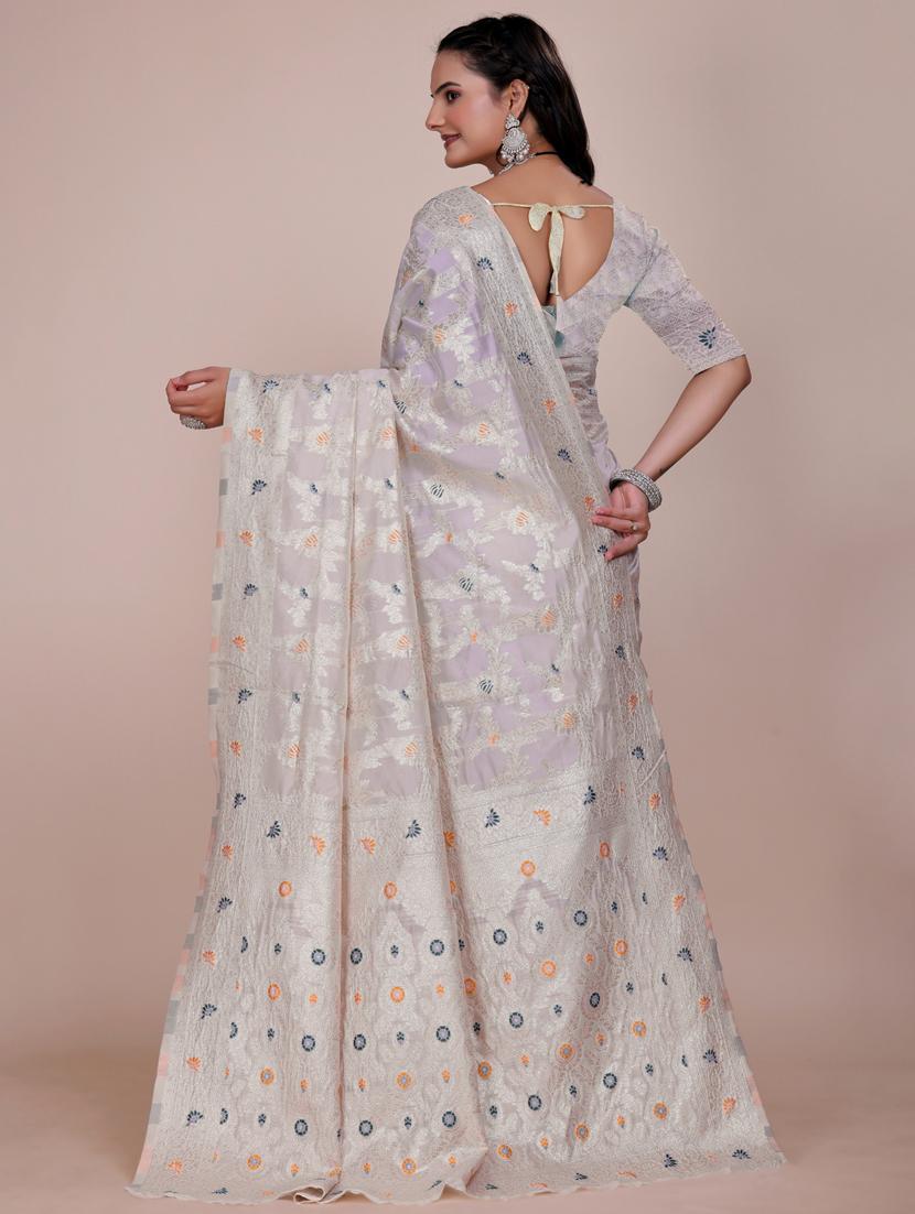 women self design banarasi saree with blouse - 22006965 -  Standard Image - 1