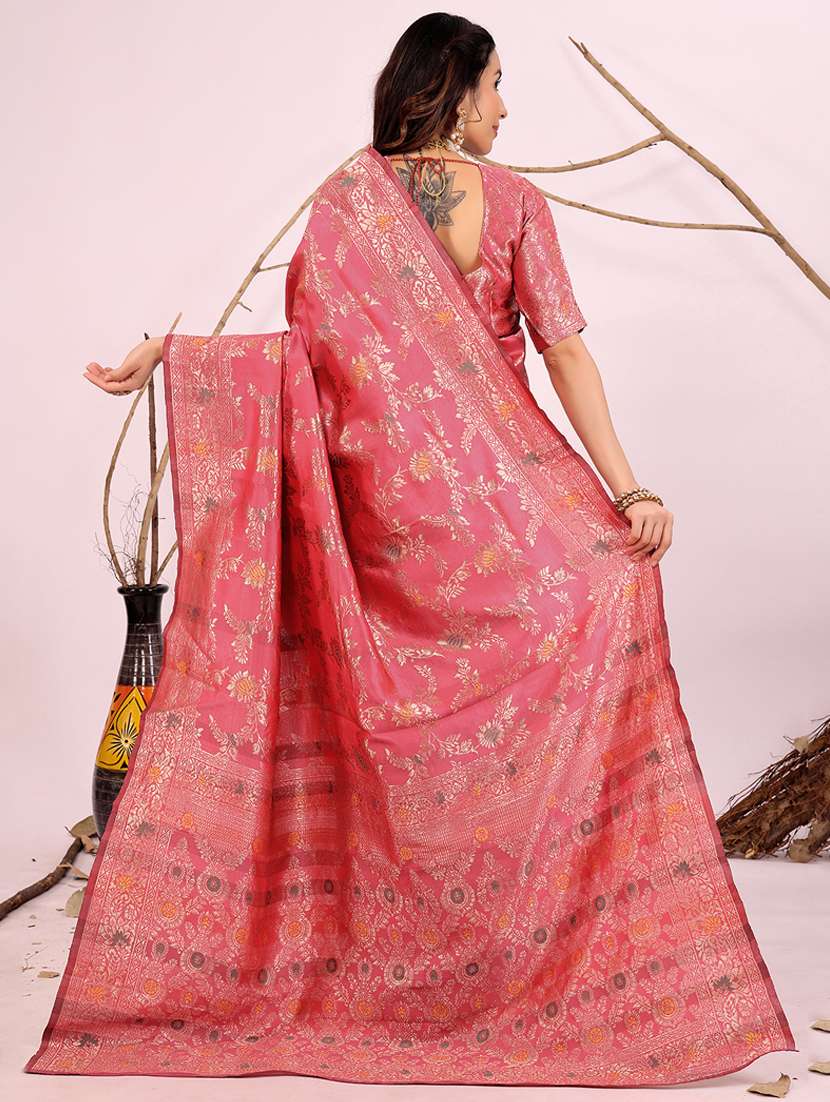 women self design banarasi saree with blouse - 22006970 -  Standard Image - 1