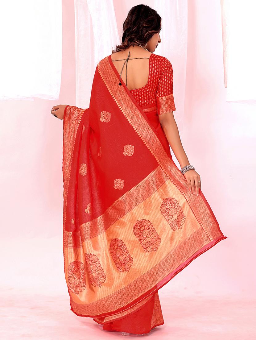 women self design kanjivaram saree with blouse - 22006971 - Standard Image - 1
