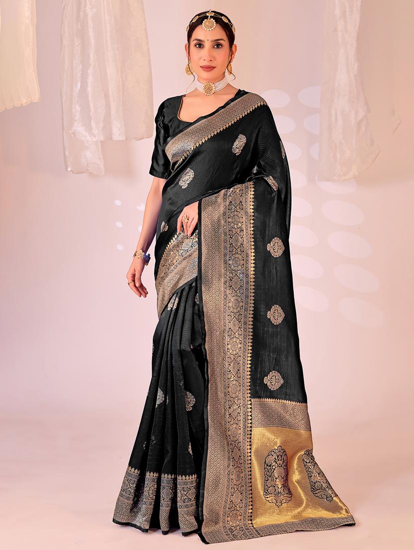 women self design kanjivaram saree with blouse - 22006974 -  Zoom Image - 0