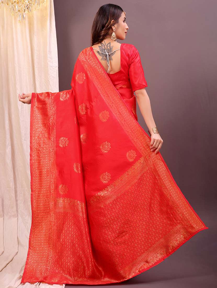women self design kanjivaram saree with blouse - 22006981 -  Standard Image - 1