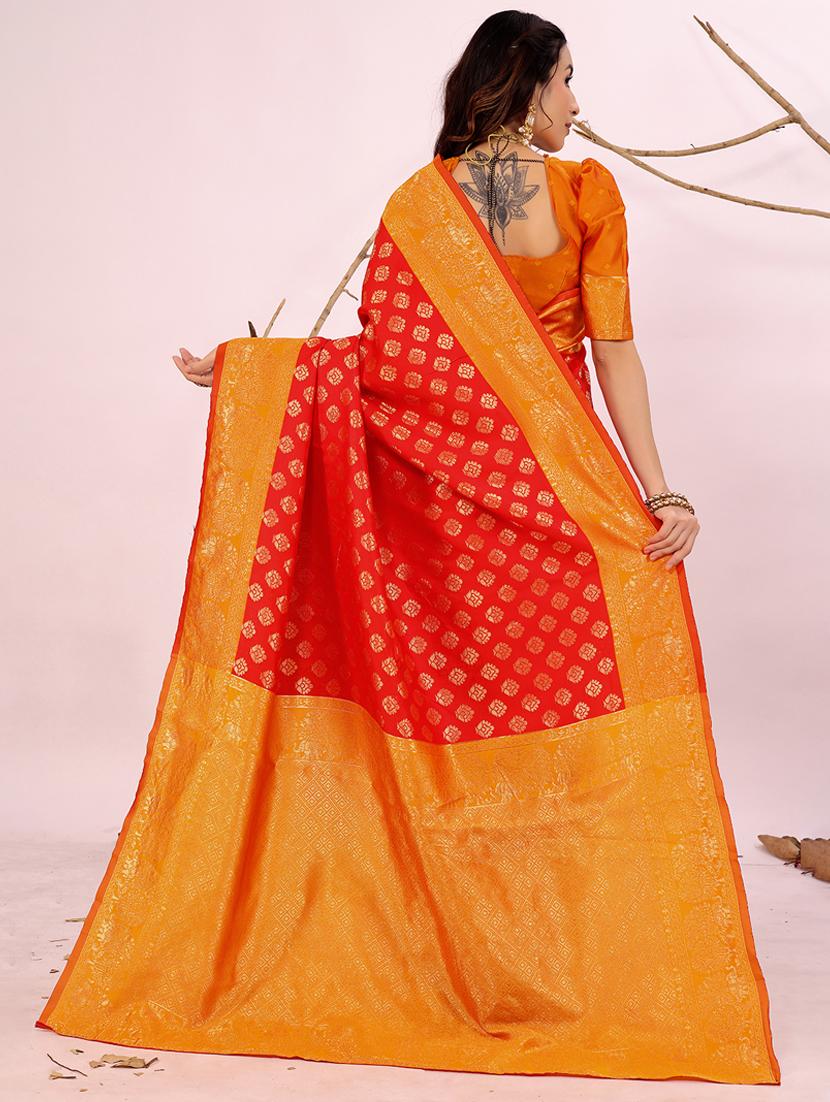 women self design banarasi saree with blouse - 22006985 - Standard Image - 1
