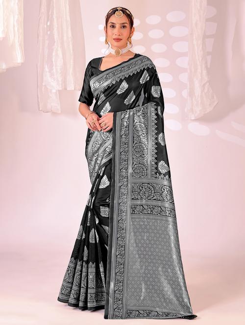 women self design banarasi saree with blouse - 22006992 - Standard Image - 0